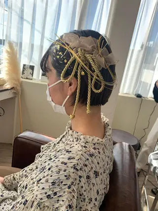 ショート 本間 結衣のヘアスタイル