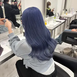ロング カラー 韓国アイドル🤍ブリ ーチカラー🤍わかなのヘアスタイル