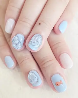 ネイル 手描きアート&推し活 🌟Wisteriaのネイルデザイン