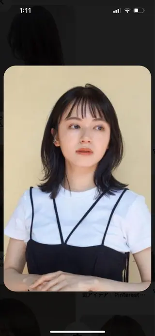 ミディアム 韓国好き🇰🇷 美容師MIKUのヘアスタイル