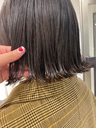 ミディアム 🐩透明感ミルクティ ーピンクニイナ🐩のヘアスタイル