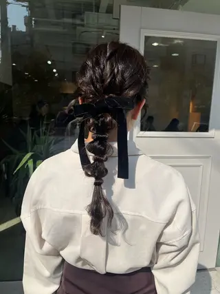 ロング ヘアアレンジ Emma ecole /栄/RIOのヘアスタイル
