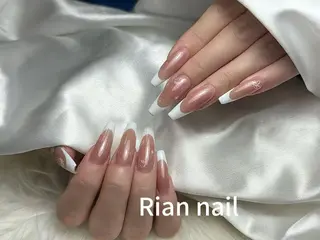 ネイル 長さだし専門Rian ネイルスクールのネイルデザイン
