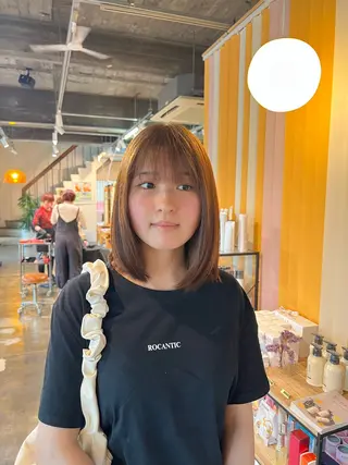 カラー くまざき なな /パーマモデル募集中のヘアスタイル
