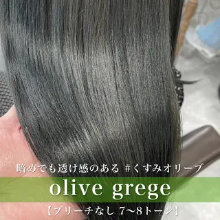 セミロング カラー navile原宿 yumaのヘアスタイル