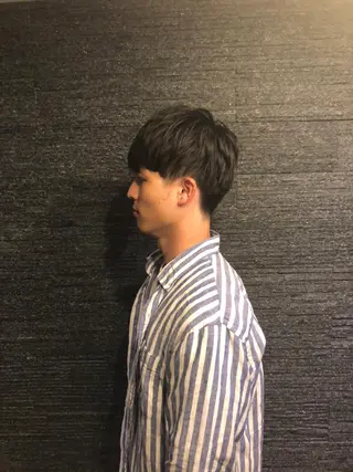 ミディアム メンズ 木村 りきのヘアスタイル