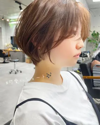 ショート 山谷 裕紀のヘアスタイル