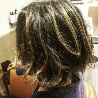 ショート メンズ カラー spa hair ark 富井直美のヘアスタイル