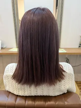 ミディアム カラー 🐰ハイトーンカラー 畠山　渡🐰のヘアスタイル