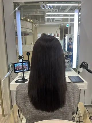 ミディアム カラー オオタ ユウトのヘアスタイル