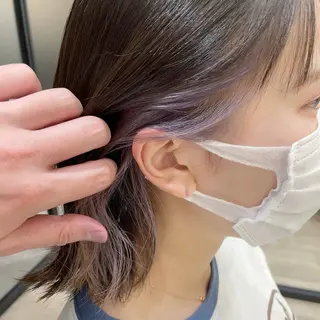 ミディアム カラー 似合わせカット ショートボブ🦋廣瀬のヘアスタイル