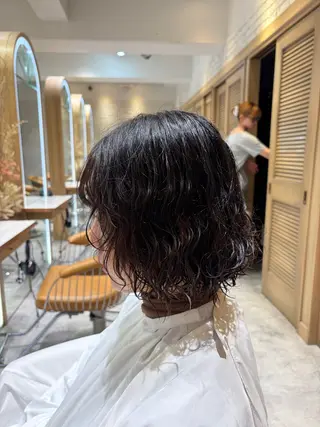 ショート パーマ AKITO /溝の口駅のヘアスタイル