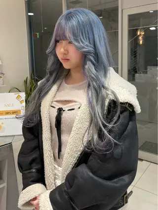 ロング カラー 浅野 匠のヘアスタイル