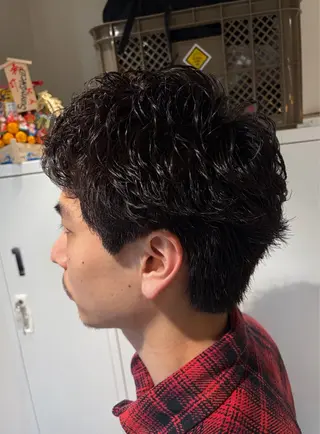 ショート パーマ 🌴パーマオタク🌴 長谷川 諒佑🌈のヘアスタイル