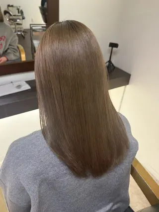 ロング 結衣 髪質改善モデル募集中のヘアスタイル