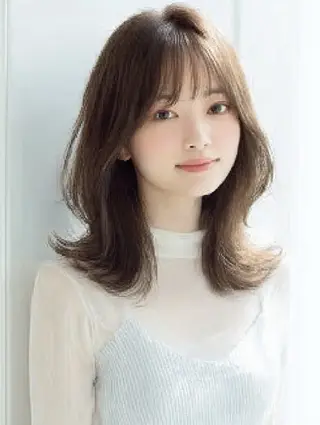 ロング 絶対綺麗な暖色カラー 🎯あります✨増渕✨のヘアスタイル