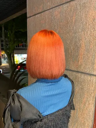 ミディアム カラー タナベ アミのヘアスタイル