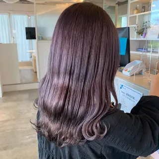 セミロング カラー 早稲田/ショート/ 髪質改善/艶カラーのヘアスタイル