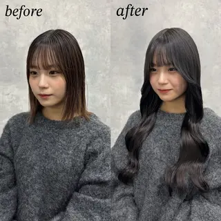 ショート カラー エクステ&"盛れる" 艶髪✨SYURIのヘアスタイル