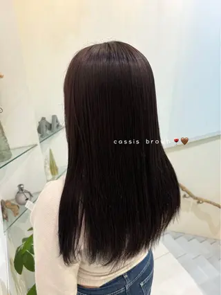 カラー Rossoうるま/ ♡仲松ラナのヘアスタイル