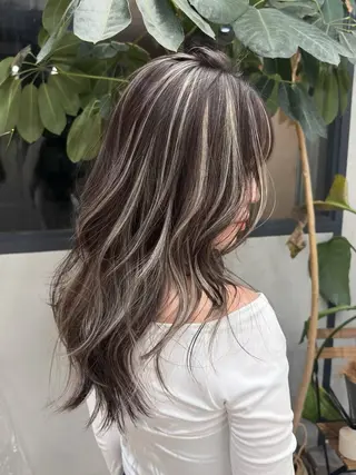 ロング カラー 宮嶋 蓮のヘアスタイル