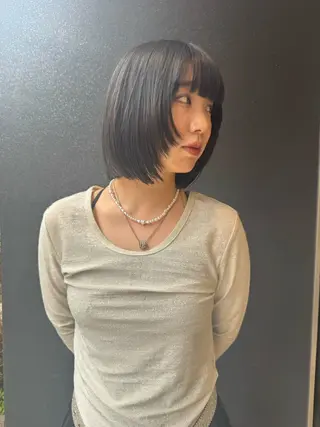 ミディアム 艶カラー/暖色カラー /キナリ💥のヘアスタイル