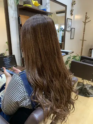 ロング カラー サトウ シューイチのヘアスタイル