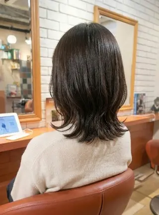 ミディアム カラー flencia 丸 和博|カットのヘアスタイル