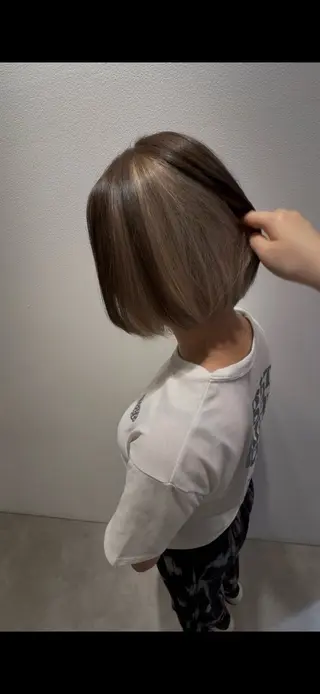 カラー 豆田 祐人のヘアスタイル