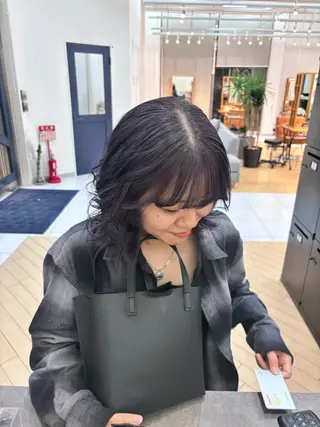 カラー 楢本 莉子のヘアスタイル