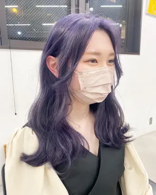 ロング カラー ヘアアレンジ 🫧透明感カラー/ ナルハ🫧のヘアスタイル