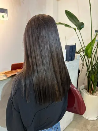 ロング カラー anjii リンのヘアスタイル