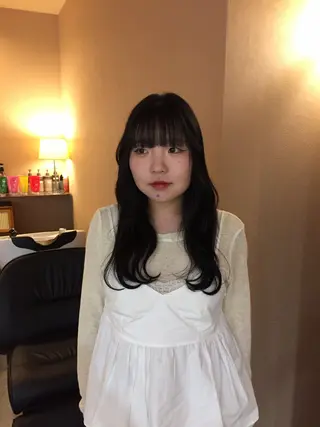 カラー YOKE 桃山台 SAKI♩ ܸのヘアスタイル