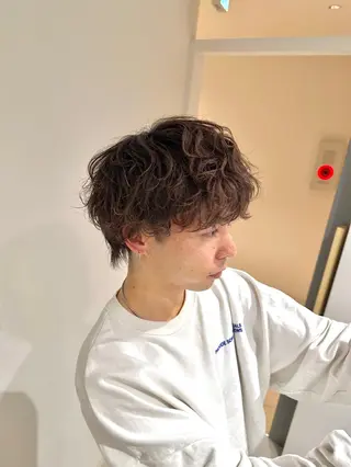 パーマ メンズ 🔥メンズ特化 /パーマ&カット🌀のヘアスタイル