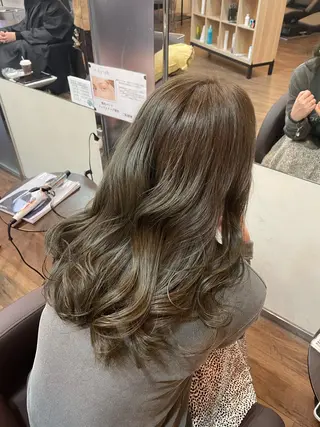セミロング カラー 透明感韓国ヘア♡ みつきのヘアスタイル