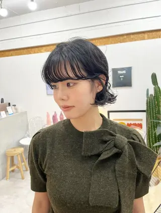 パーマ ボブパーマ🥣KON コンナツミのヘアスタイル