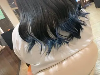 セミロング カラー 佐藤 瑚碧のヘアスタイル