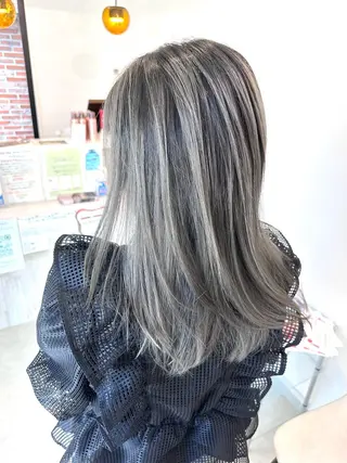ロング カラー 加藤 佑二のヘアスタイル