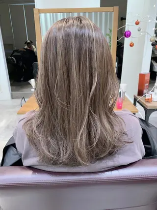 ロング カラー HAREru. モデル募集【戸塚】のヘアスタイル