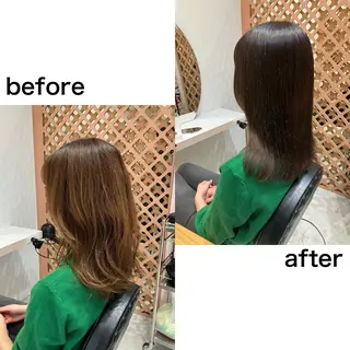 セミロング パーマ 川間 将彦のヘアスタイル