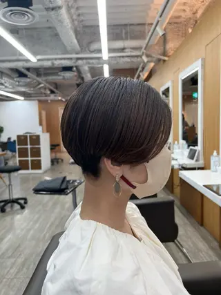 ショート 透明感カラー/ イルミナカラーヒロキのヘアスタイル