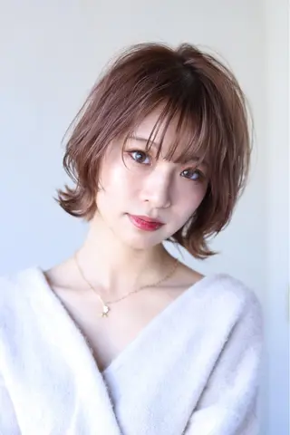 ミディアム 植野/新宿 高田馬場のヘアスタイル