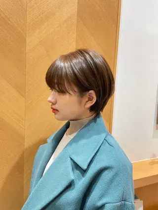 ショート ARMONY秋山輝也 コテ巻き風パーマ特化のヘアスタイル