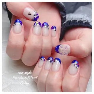 ミディアム ネイル 🐾enen style 🐾のネイルデザイン