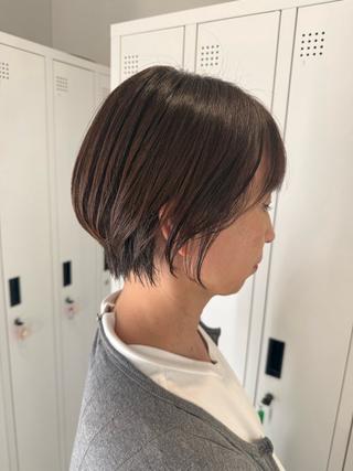 ショート 井手上 陽菜のヘアスタイル