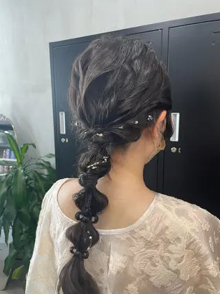 ロング ヘアアレンジ ALLEN hair /まなのヘアスタイル
