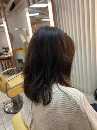 セミロング カラー 新井翼/銀座 メンズパーマ/のヘアスタイル