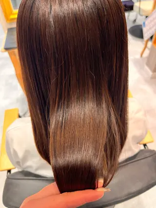 ロング カラー 吉水 果穂のヘアスタイル