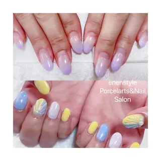 ミディアム ネイル 🐾enen style 🐾のネイルデザイン