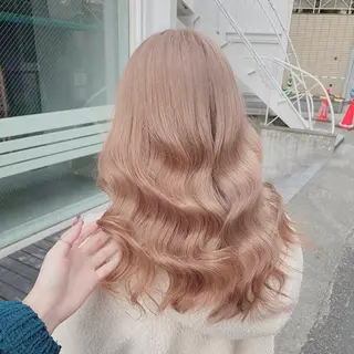 セミロング カラー ダブルカラー特化💍 tiam💍韓国ヘアのヘアスタイル